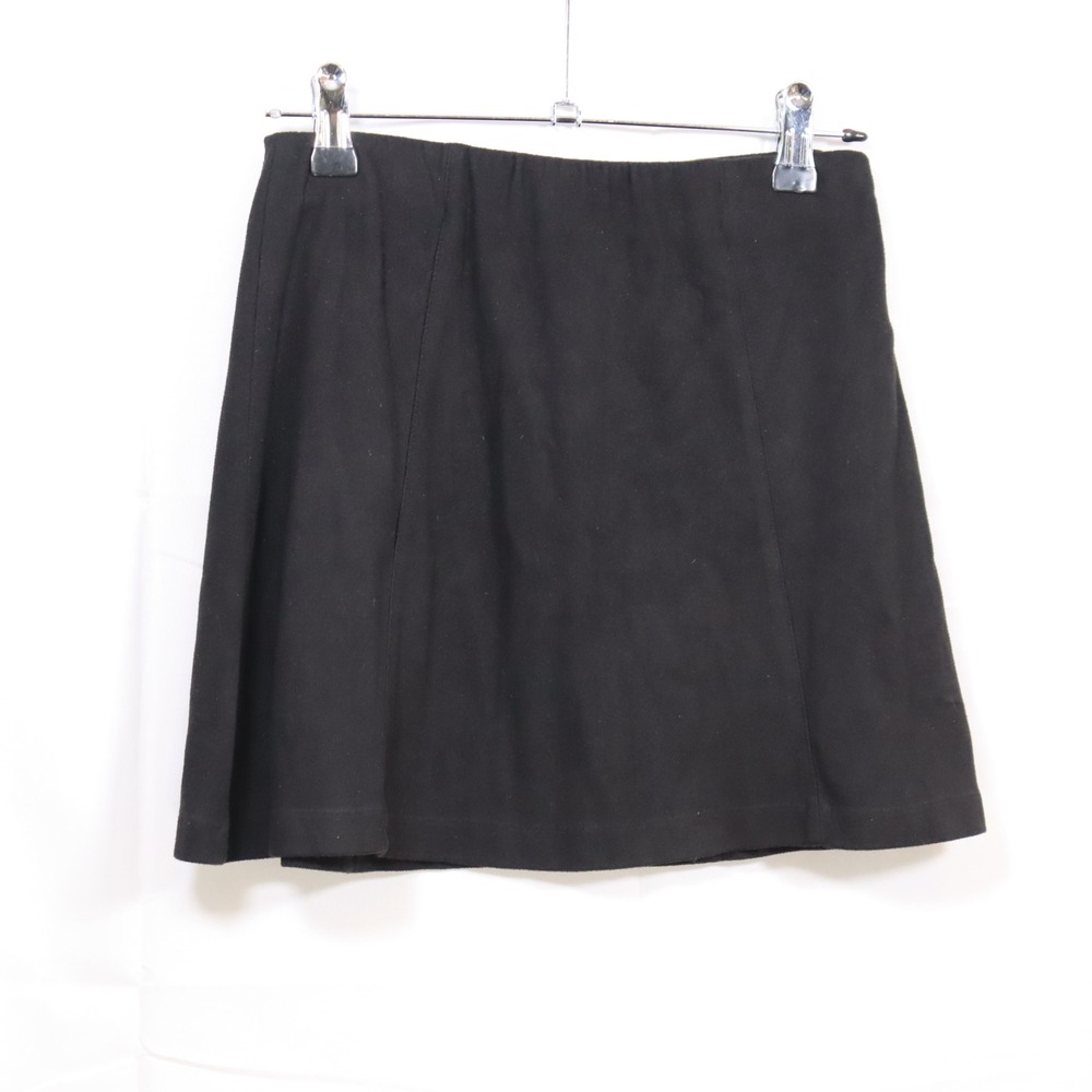 John‎ Galt Mini Skirt OS Black Womens Side Zip A-Line Casual